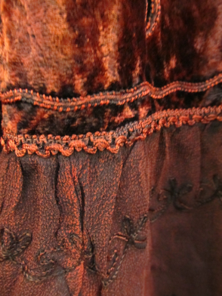 Summer Skirt rust brown -1394